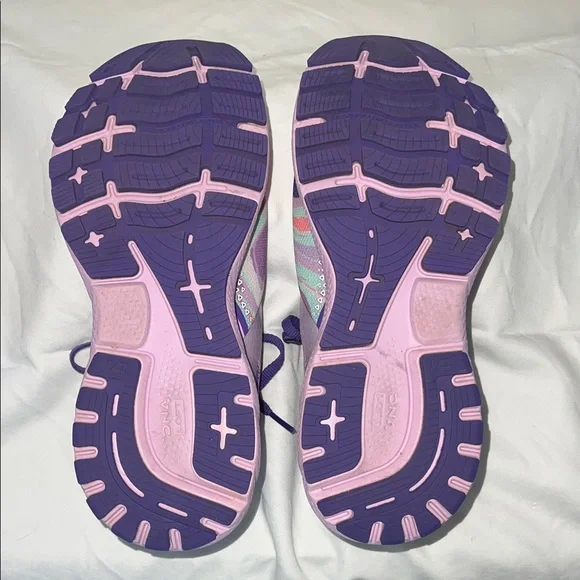 Brooks Women's Athletic Shoes - Ghost 14. Purple and Pink swirls - Picture 10 of 10
